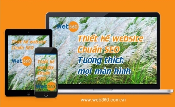 Bảng giá thiết kế website tại Web360