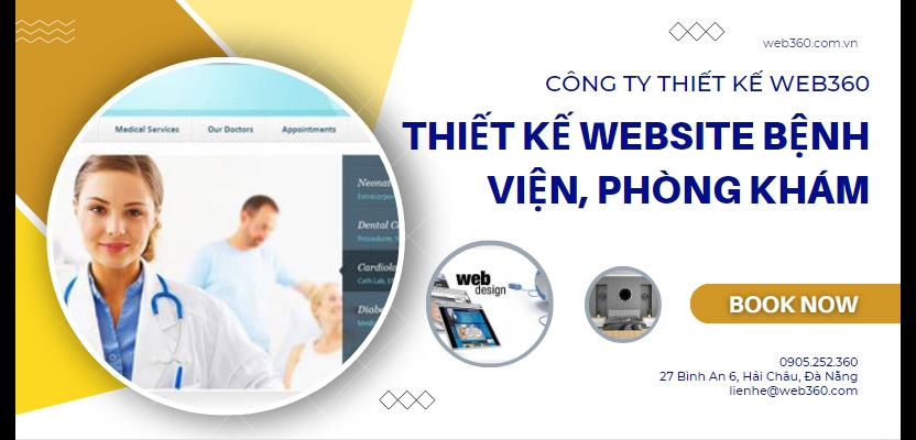 Thiết kế website bệnh viện, phòng khám uy tín