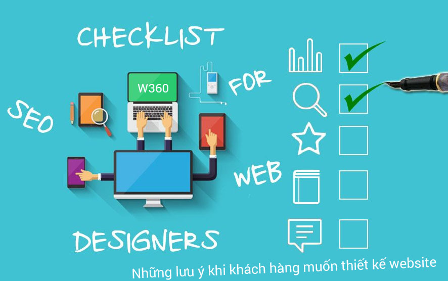 Những lưu ý khi khách hàng muốn thiết kế website