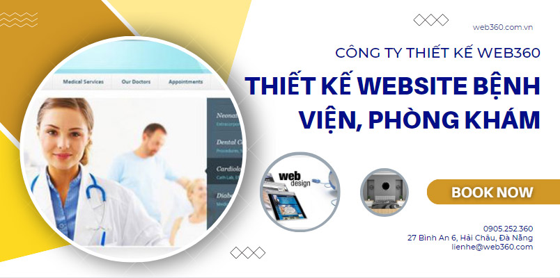 Thiết kế website bệnh viện, phòng khám uy tín